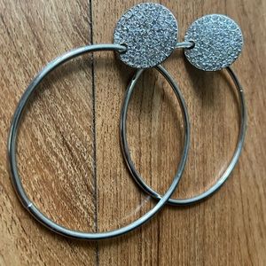 STERLING SILVER FASHION BLING earrings🌟